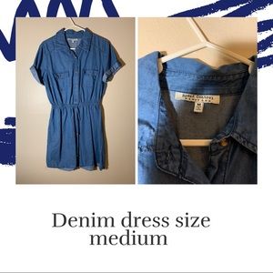Denim dress size medium